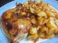עוף בתנור עם תפוחי אדמה - קל, מהיר וטעים !