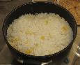 אורז לבן עם תירס